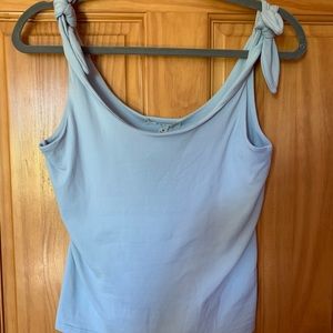 Tank with Bows on Shoulders